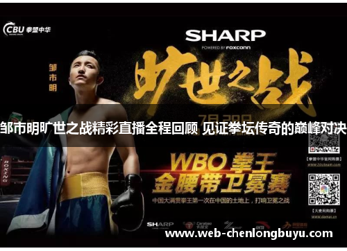 邹市明旷世之战精彩直播全程回顾 见证拳坛传奇的巅峰对决